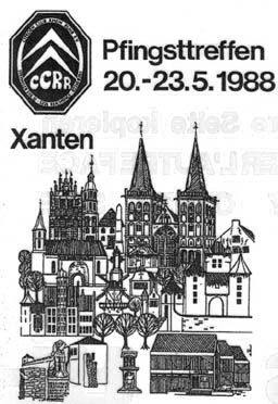 Aufkleber Pfingsttreffen 1988