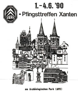 Aufkleber Pfingsttreffen 1990