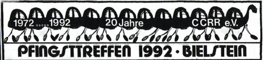 Aufkleber Pfingsttreffen 1992
