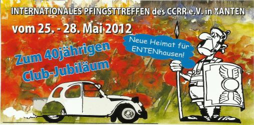 Aufkleber Pfingsttreffen 2012