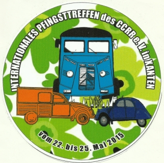 Aufkleber Pfingsttreffen 2015