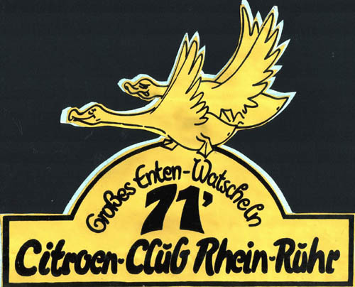 Entenfahrer-Aufkleber des CCRR
