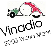 Aufkleber des Welttreffens 2003 in Vinadio, Italien